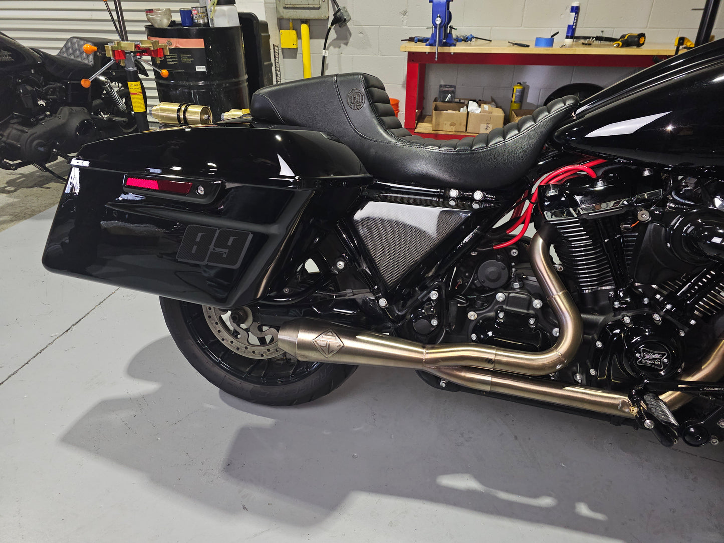 Bagger FXR style side covers.