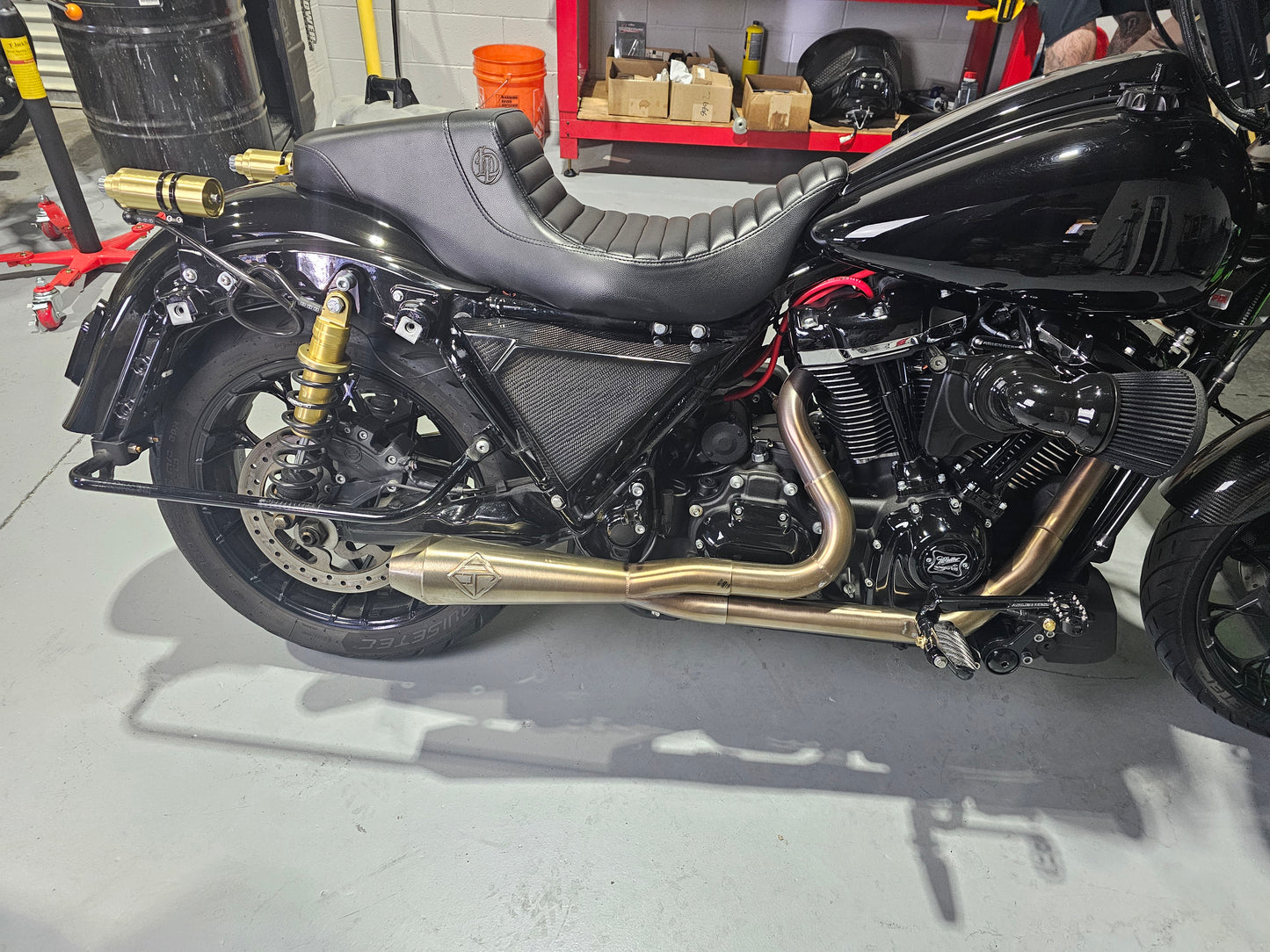 Bagger FXR style side covers.