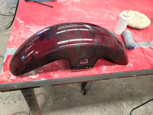 Red Camo ST front fender