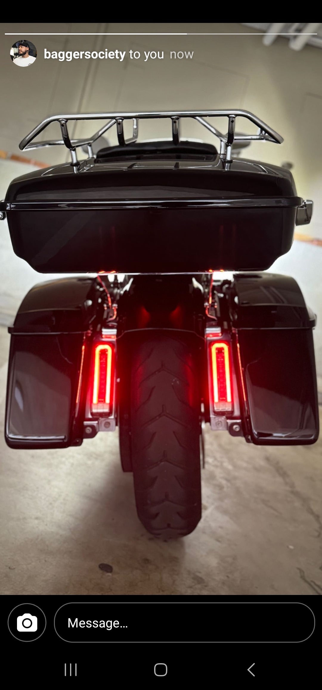 Bagger Race rear fender